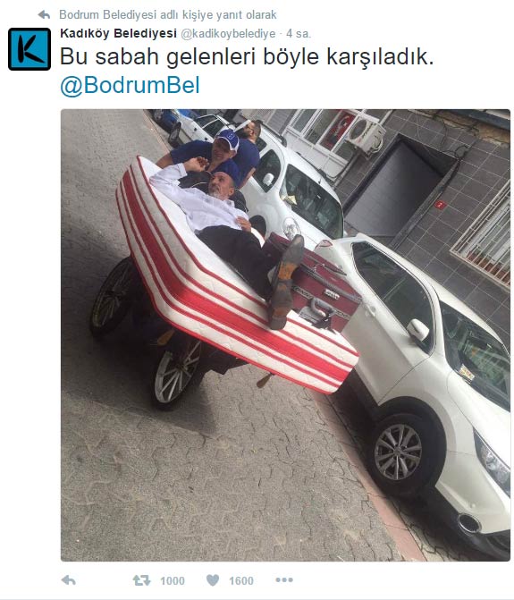 Kadıköy Belediyesi twitter